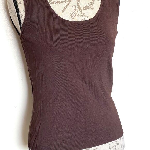 Talbots Womens Tank Top Size Small Petite Office Work Wear Career Vintage - Picture 4 of 12